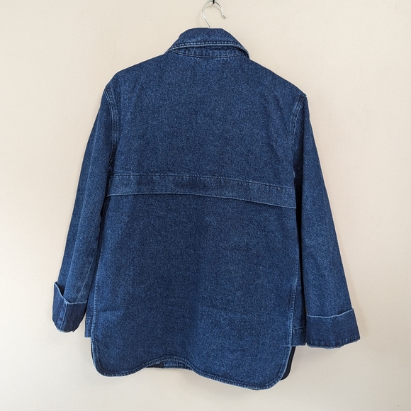 Find. Utility Indigo Denim Chore Coat Minimalist - Picture 3 of 14